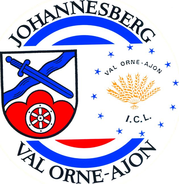 Partnerschaftsemblem ValOrne Ajon Johannesberg farbig